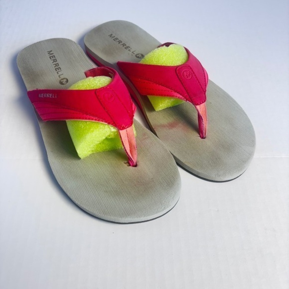 Merrell Cedrus‎ Paradise Pink Flip Slip-on Thong Women's Sport Sandal Size 11